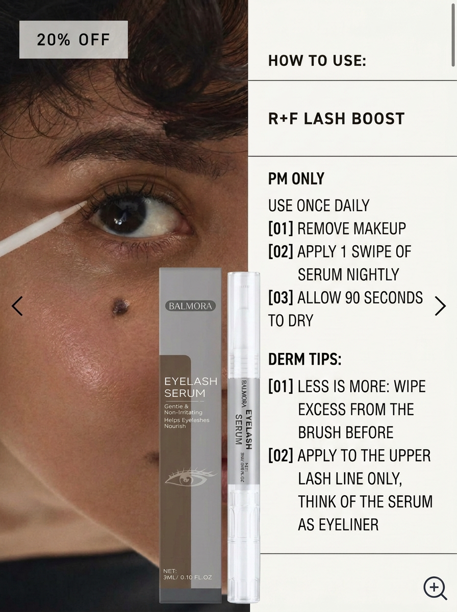 Korean Eyelash Serum Gentle & Non-Irritating