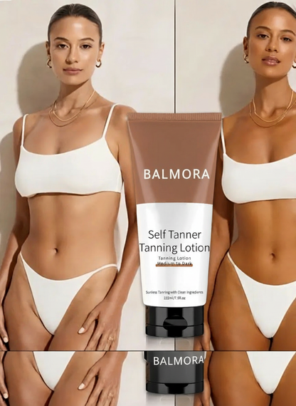 Balmora Self Tanner Tanning Lotion 222ml, Sunless Tanning Body Lotion